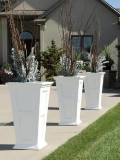 Fairfield Self-Watering Tall Patio Planters, 28” -US Organic Seed Sales Store 39 342 106V tif