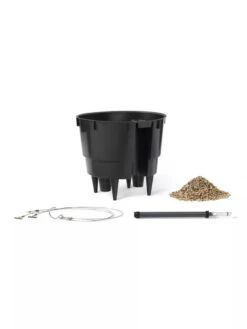 Lechuza® Nido Cottage Wicker Hanging Planter -US Organic Seed Sales Store 8591154WT 001V tif