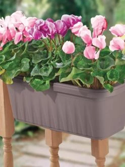 Adjustable Self-Watering Railing Planter, 24" 9 Adjustable Self-Watering Railing Planter, 24" -US Organic Seed Sales Store 8592173 02V tif