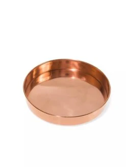 Small Round Copper Plant Tray, 10" -US Organic Seed Sales Store 8593529 1175 tif