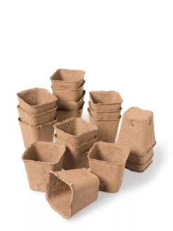 3-1/2” Square Biodegradable Pots, Set Of 18 -US Organic Seed Sales Store 8595967 9476 tif