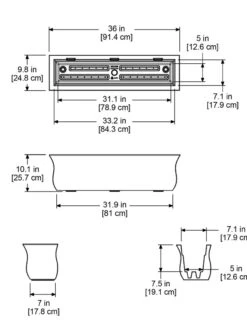 Valencia Window Box, 3' -US Organic Seed Sales Store 8596436 18V tif