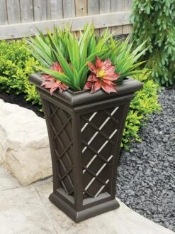 Carolina Self-Watering Tall Planter, 28" 8 Carolina Self-Watering Tall Planter, 28" -US Organic Seed Sales Store 8598645 03V tif
