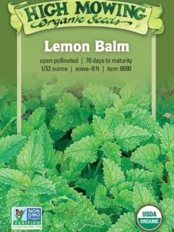 Lemon Balm Organic Seeds -US Organic Seed Sales Store 8599880 02V tif