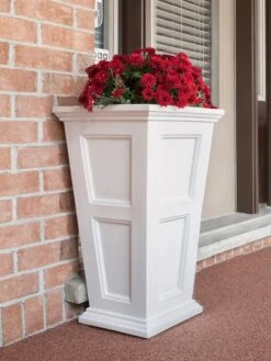Fairfield Self-Watering Tall Patio Planters, 34” -US Organic Seed Sales Store 8600109 02V tif