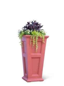 Fairfield Self-Watering Tall Patio Planters, 34” -US Organic Seed Sales Store 8600109 0681 tif