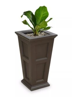Fairfield Self-Watering Tall Patio Planters, 34” -US Organic Seed Sales Store 8600109 06V tif