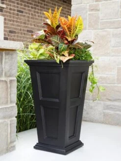 Fairfield Self-Watering Tall Patio Planters, 34” -US Organic Seed Sales Store 8600109 16V tif