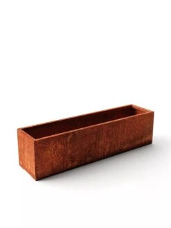Veradek Metallic Series Corten Steel Window Box Planter, 36" -US Organic Seed Sales Store 8611609 05V tif
