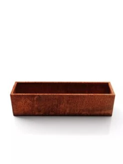 Veradek Metallic Series Corten Steel Window Box Planter, 36" -US Organic Seed Sales Store 8611609 06V tif