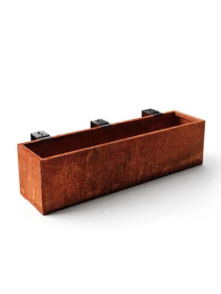 Veradek Metallic Series Corten Steel Railing Planters -US Organic Seed Sales Store 8611611 05v