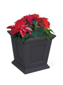 Fairfield Self-Watering Square Planter, 16” X 16” -US Organic Seed Sales Store 8611695 13V tif
