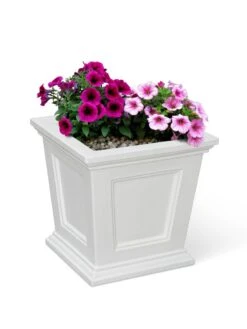 Fairfield Self-Watering Square Planter, 16” X 16” -US Organic Seed Sales Store 8611695 16V tif