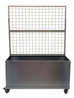 Nice Corten Trough Planters With Trellis -US Organic Seed Sales Store 8612395 01V jpg