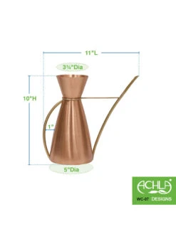Achla Designs Copper Watering Carafe -US Organic Seed Sales Store 8612920 02v