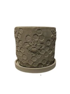 Concrete Honeycomb Bee Planter -US Organic Seed Sales Store 8613044 01v