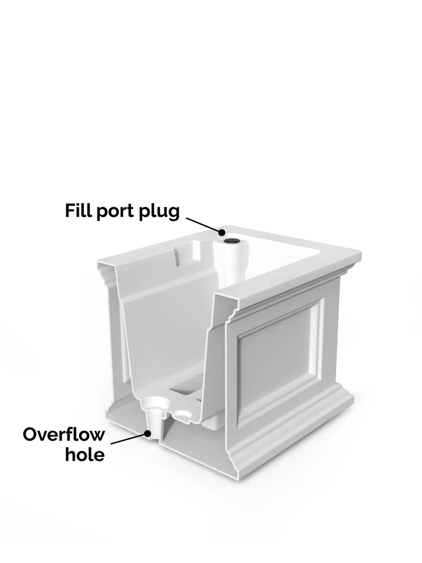 Fairfield Self-Watering Window Box, 2’ 8 Fairfield Self-Watering Window Box, 2’ - Image 8