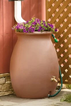 Rainwater Urn, 50 Gallon -US Organic Seed Sales Store GS38684 02 tif
